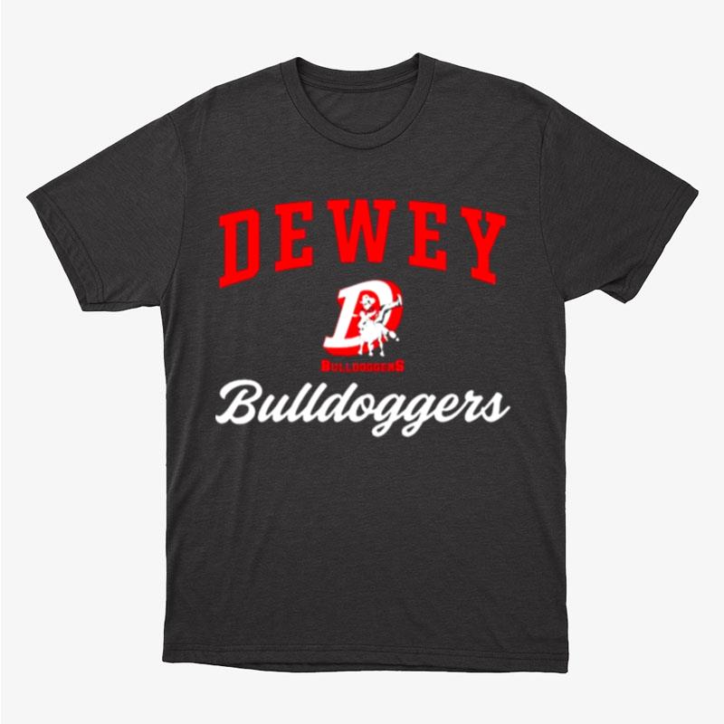 Dewey High School Bulldoggers Athletic Shirts For Women Men