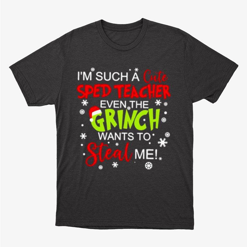I'm Such A Cute Special Education Teacher Even The Grinch Wants To Steal Me Shirts For Women Men